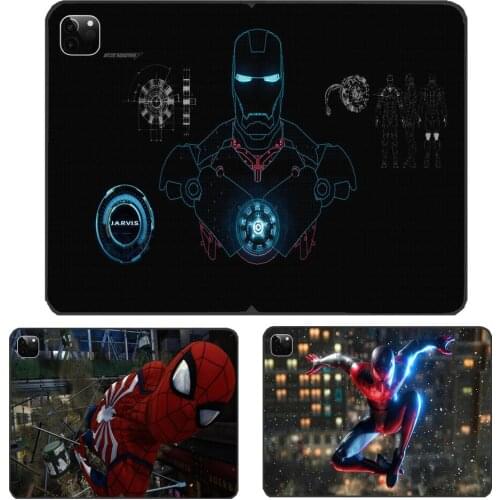 Love Captain America Iron Man Spider-Man iPad Case For i Pad 10.2 Case Hunter X Hunter Soft Silicone Back Funda Protective Cover