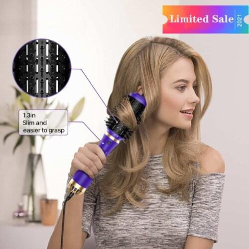 Hair Dryer Brush One Step Hair Dryer and Styler Volumizer Fast Drying Hot Air Brush Multifunctional Curling Straightening Brush