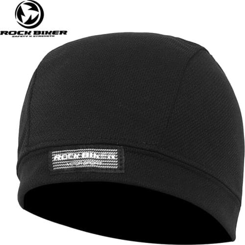 ROCK BIKER Motorcycles Headgear Sweat-Absorbent Quick-Dry Dirt-Proof Breathable Elastic Moto Riding Hats Motorbike Cycling Caps