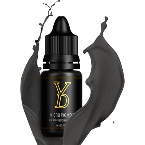 Hot Sale True Black Liquid Pigments High Color Saturation Tattoo Ink Eyeliner Micropigmentation