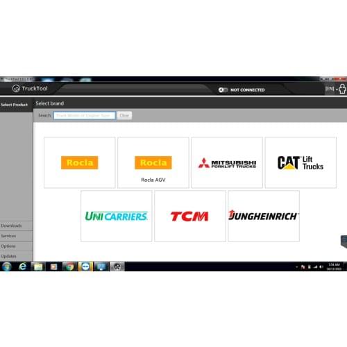 TruckTool 3.7.1 [2.2021] (Diagnostic Program for Mitsubishi , Cat , TCM, UniCarriers , Rocla)