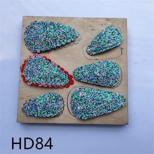 HD84 cutting die mold for hairclip wooden bow making