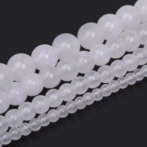 New Arrival DIY Round Moonstone Natural Stone Bead Jewelry Accessories For Necklace/Bracelet 4mm 6mm 8mm 10mm
