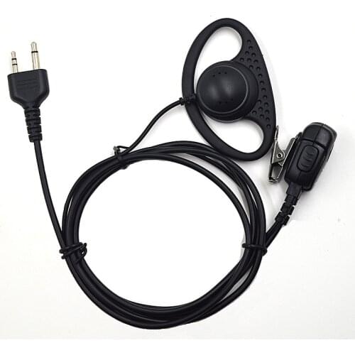 XQF Clip Earphone PTT Mic Earpiece Headset for Midland Radio G7 G9 GXT650 GXT1000 GXT1050 GXT1050VP4 Walkie Talkie Accessories