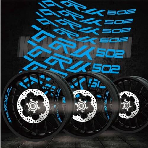 New fashion tire modified motorcycle creative reflective stripe sticker creative wheel decal for BENELLI TRK502 trk 502
