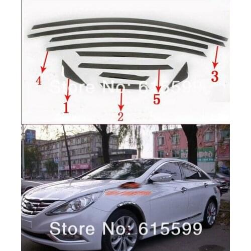 Stainless steel Window Chrome Molding sill Lines For Hyundai Sonata 8 2011 2012 high quality