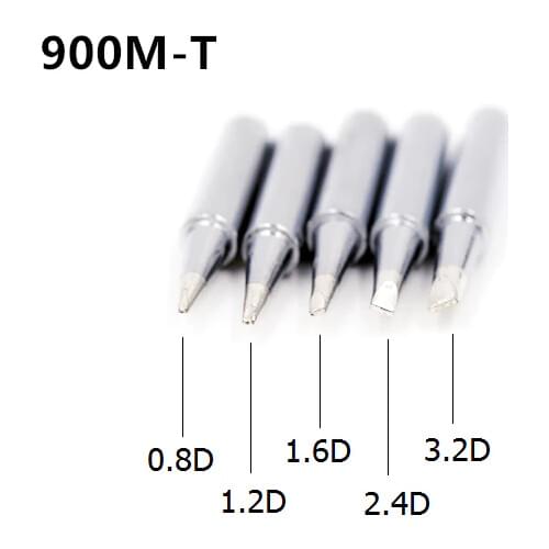 SZBFT Solder Iron Tips 900M-T-0.8D,1.2D,1.6D,2.4D,3.2D series for Hakko 936 Soldering Rework Station free shipping