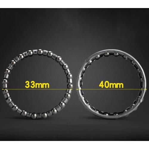 2pcs/set Headset Bearings 25-40mm Repair Accessories Riding MTB Replacement Steel Retainer Maintenance Cycling Bicycle