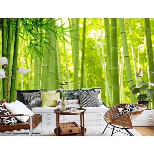 Custom 3d photo wallpaper Bamboo decorative painting mural 3d wallpaper bathroom 3d wallpaper