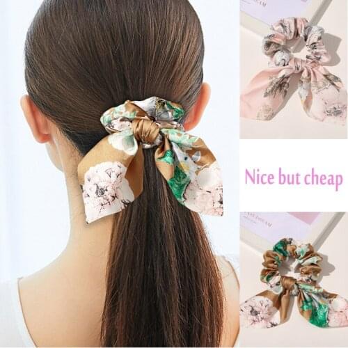 Bowknot Headband Green Hair Accessories Fashion Scrunchies Pack Bandana Clips Band Ponytail Scrunchie Wrap резинки для волос