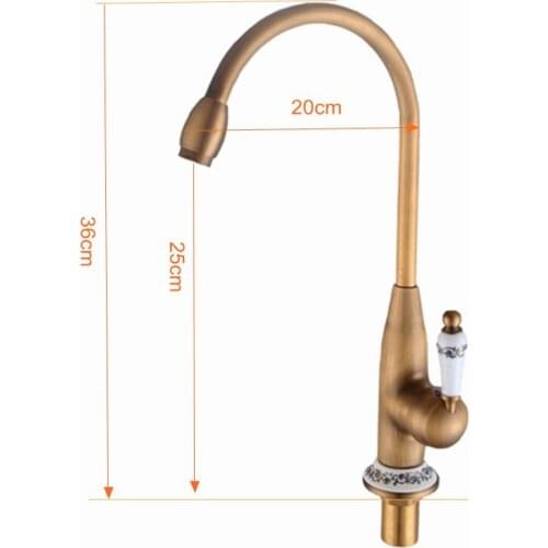 Vidric Kitchen Faucets Antique Bronze Faucet for Kitchen Mixer Tap With Ceramic Crane Cold And Hot Kitchen Sink Tap Water Mixers