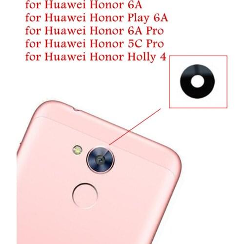 2piece for Huawei Honor 6A Pro Back Camera Glass Lens Main Rear Camera Glass Cover Sticker Glass Lens Repair Spare Parts