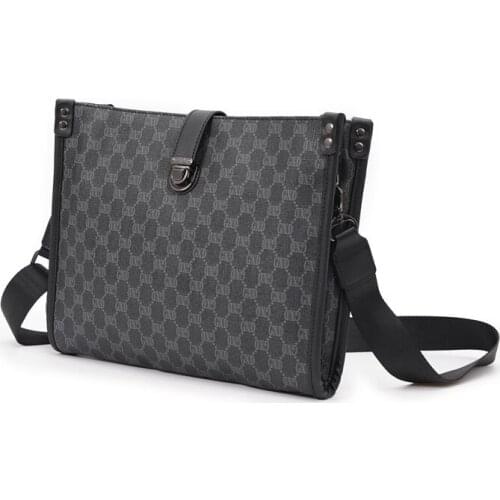 Yesetn Bag 04082021 Mens fashion single shoulder bag envelope bag briefcase cross body bag business bag
