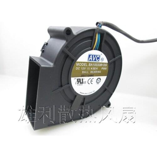 AVC BA10033B12G P050 Server Cooling Fan DC 12V 4.50A 97x94x33mm 4-wire