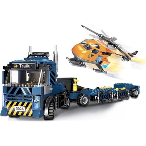 Winner 5024 Camper Rock City Model Building Blocks Bricks Kids DIY Birthday Christmas Gifts Car Funny Toys For Children