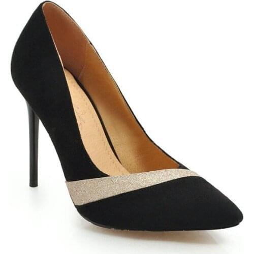 Big Size 11 12 13 14 15 ladies high heels women shoes woman pumps Pointed Shallow mouth Package toes Fine with Single shoes