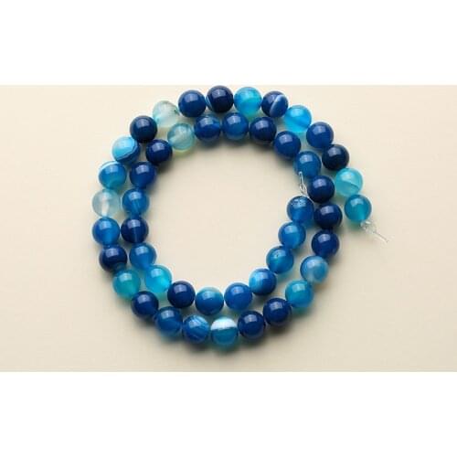 1 Strand 6Mm/8Mm Natural Stone Crystal Amazonite Agate White Howlite Beads for Jewelry Making
