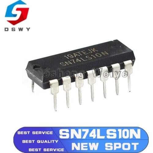 10Pcs/lot HD74LS10P SN74LS10N HD74LS10 SN74LS10 74LS10 DIP-14