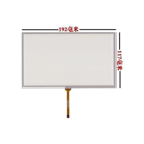 192*117 mm new 8 inch touch screen 192*117 car DVD navigation touch screen