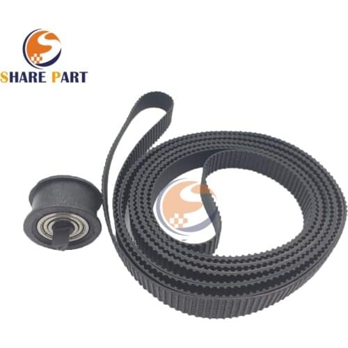 1X Carriage Belt with Pulley 24'' A1 for HP DesignJet 500 500PS 510 510PS 800 800PS Plus 4500 820 MFP 4020 T620 C7769-60182