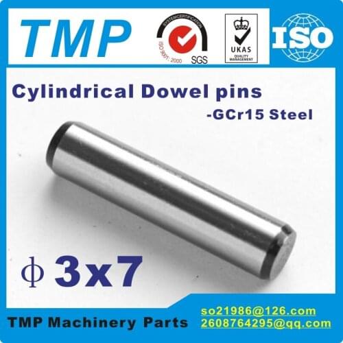 50 pieces/Lot 3x7mm Locating Pins/Dowel pins/Cylindrical position pins For Mechanical Uses-TLANMP Material:Steel GCr15