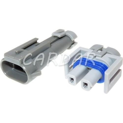 1 Set Automotive 2 Pin Auto Harness Connector Compressor Air Conditioner Socket For Buick Chevrolet