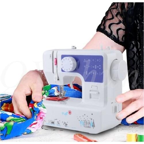 Household Sewing Machine Knitting 12W Professional Speed Adjustable Home Electric Sewing Machine With LED Light