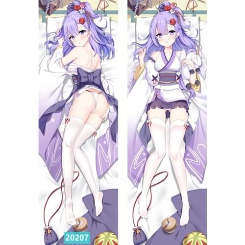 Anime Game Azur Lane Sexy Girl Character Javelin and Jupiter Dakimakura 150x50cm Throwing Pillowcase Cover Hugging Pillowcase