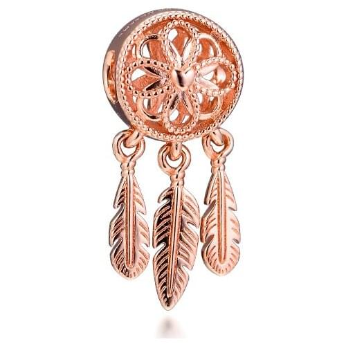 CKK Silver 925 Jewelry Spiritual Dreamcatcher Charm Fits Original Bracelets Sterling Silver Beads