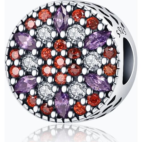 CodeMonkey Fashion New 925 Sterling Silver Blue Eye Lucky Blue Cubic Zircon Beads Charms fit Necklace Bracelets DIY Jewelry 915