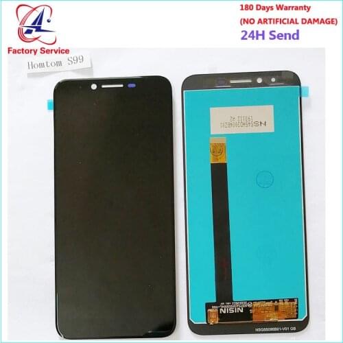 For 100% Original HOMTOM S99 LCD Display With Touch Screen Digitizer Assembly Replacement Parts 5.5 inch