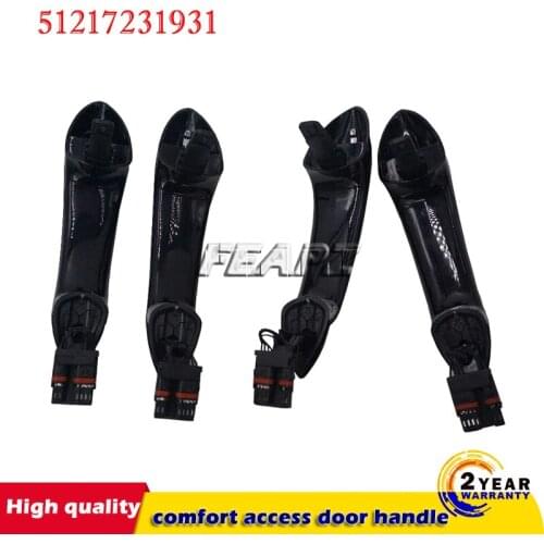 For BMW 7 series F01 F02 F03 730d 730i 740d 740i 750i 760i 51217231932 51217231933 black color with comfort access door handle