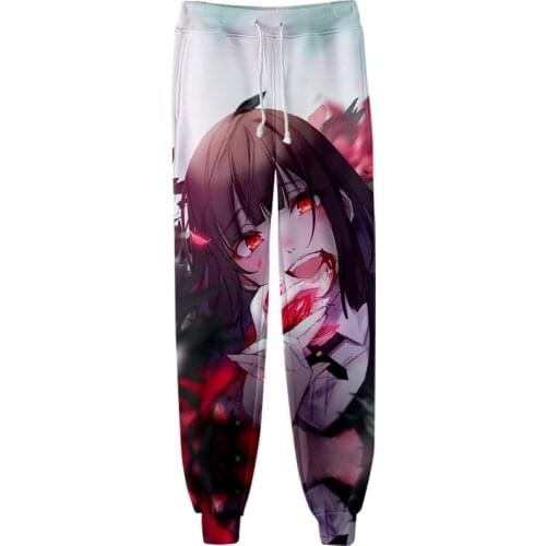 Japan Anime Kakegurui 3d Joggers Pants Men/women Casual Trousers Sweatpants Jabami Yumeko Cosplay Costumes Pants