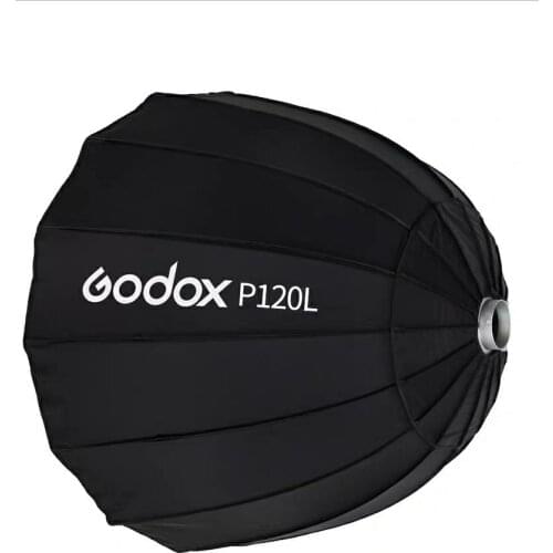 Godox P120L 120cm Portable Deep Parabolic Softbox Bowens Mount Reflector Photo Studio Softbox for Studio Flash