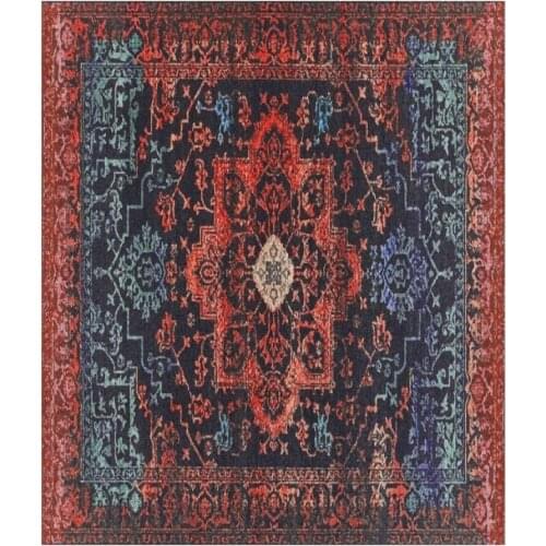Jungle Classic Carpet Decorative Pasado Vintage Authentic Anatolian Kilim Pastel Floor Non-slip Base Easy Carry Machine Washable