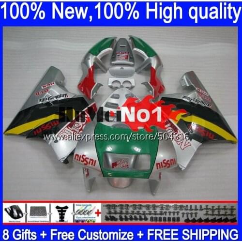 Body For HONDA NSR250R NS250 NSR 250 NSR 250R 1988 1989 131MC.29 glossy silver MC16 MC18 PGM2 NSR250 R RR NSR250RR 88 89 Fairing