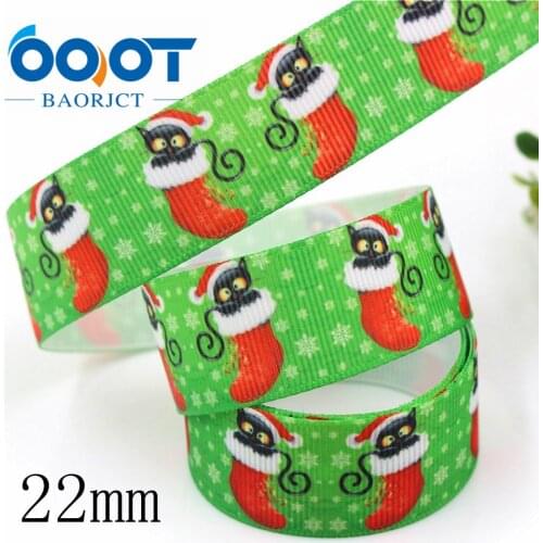 10 yards 1'' 25mm cartoon Printed grosgrain ribbon DIY Hairbows Accessories DIY Bag Materials Holiday Decorations Materials