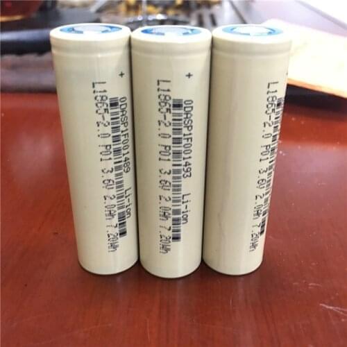 High drain 10C discharge 18650 2000MAH 3.7V Lithium-ion Li-ion Rechargeable Battery cell for high power devices power source