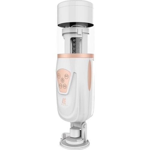 Male Masturbator Piston Automatic Telescopic Oral Sex Vaginal Anus Airbag Clamp Penis Masturbation Cup Sex Toys For Men Machine