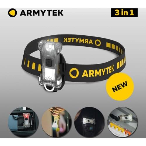 Multifuctional Flashlight Armytek Zippy ES Rechargeable Mini Torch Keychain Light