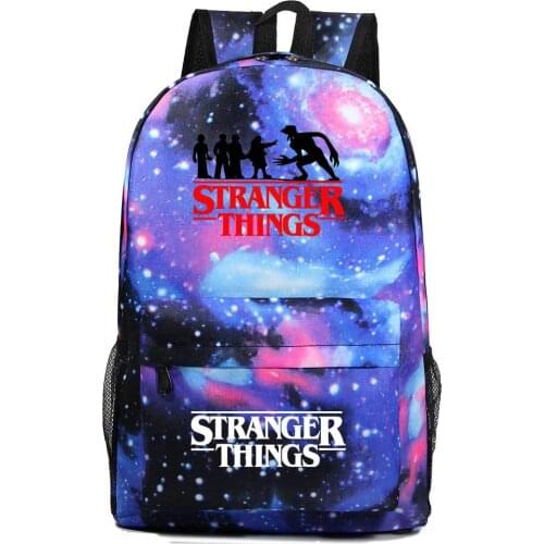 Stranger Things Fashion Backpacks Women&Men School Bags Laptop Travel Bags Teenage Notebook Backpack Mochila Feminina