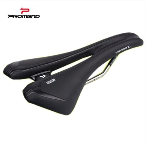 PROMEND Bicycle Saddle Microfiber Leather Surface Hollow Mountain Bike Saddle Comfortable Road Bike Riding Saddle SD-575 Men