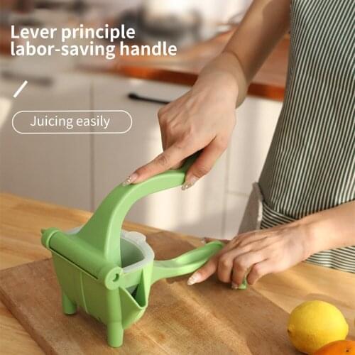 Manual Citrus Juicer Lemon Juicer Fruit Manual Juicer Mini Lemon ClipOrange Juice Machine Separator Kitchen Portable JuicerGreer