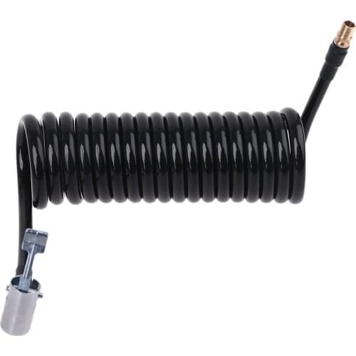 10/16/23/49 Feet (3/5/7/10/15m) PU Heavy-duty Recoil Garden Hose with Quick Air Chuck & 0.305"x32TPI -Valve Fine Thread