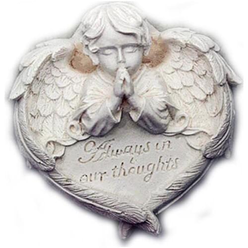 Silicone Mold Angel Aroma Plaster resin clay Mould Wishing angel with wings Cake Decoration Handmade Soap candle Molds