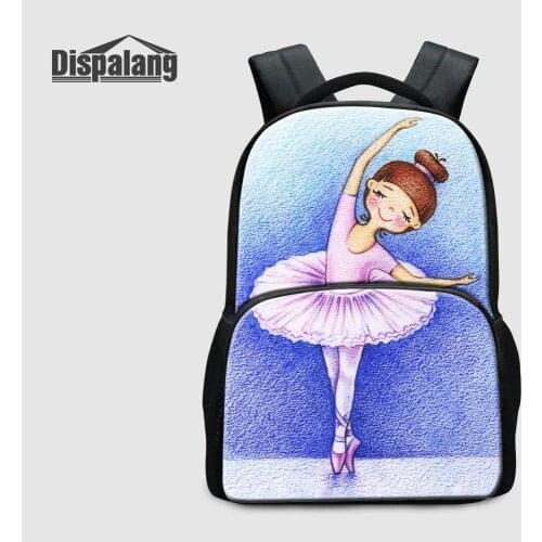 17 Inch Large Capacity Canvas Laptop Backpack For 14 Inch Notebook Cartoon Yoga Anime Print School Bag For Teenage Girls Bagpack