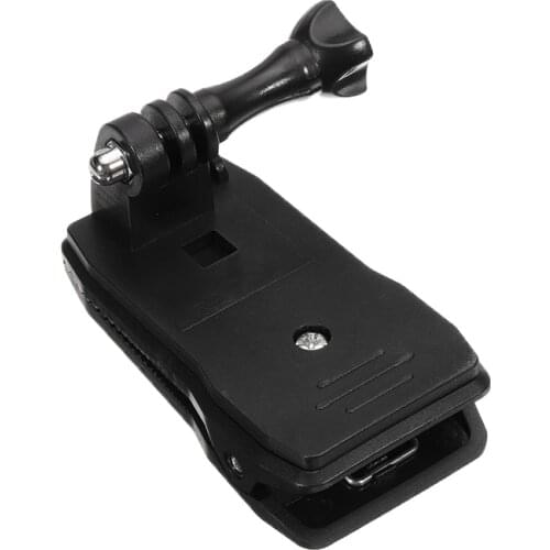 1pc Universal Camera 360 Degree Rotating Backpack Hat Clip Clamp Mount Support For GoPro Hero 1 2 3 3+ 4 5