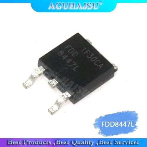 10PCS FDD8447L TO-252 FDD8447 TO252 8447 SMD new Liquid crystal high voltage MOS tube