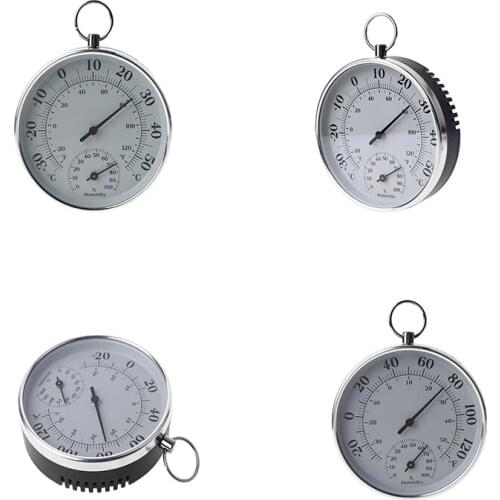 Wireless Hygrometer Thermometer Indoor Humidity Gauge With Hanging Ring Wall Table Mini No Battery Required Car Home Decor