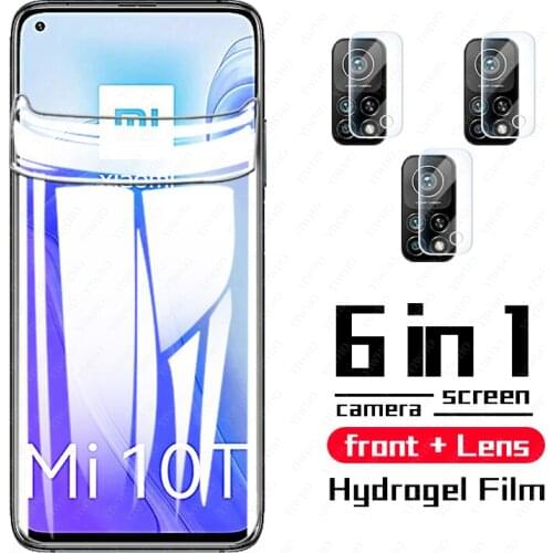 Hydrogel Film for Xiaomi Mi 10T pro Screen Protector Camera Lens Glass 11lite 5g 11x pro 11 ultra lite Poco Poko X3 NFC Pro F3